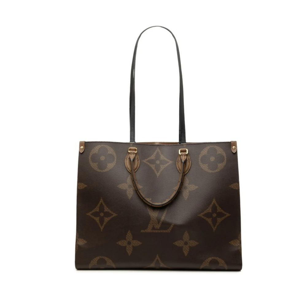 Louis Vuitton Monogram Reverse OnTheGo GM Handbag Shoulder Bag 2WAY M44576 Br...